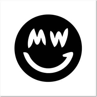 Grin Coin Mimblewimble Blockchain CrytpoCurrency Black Logo Sticker Posters and Art